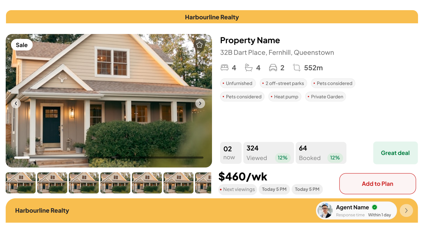 Premium Harbourline Realty property listing preview